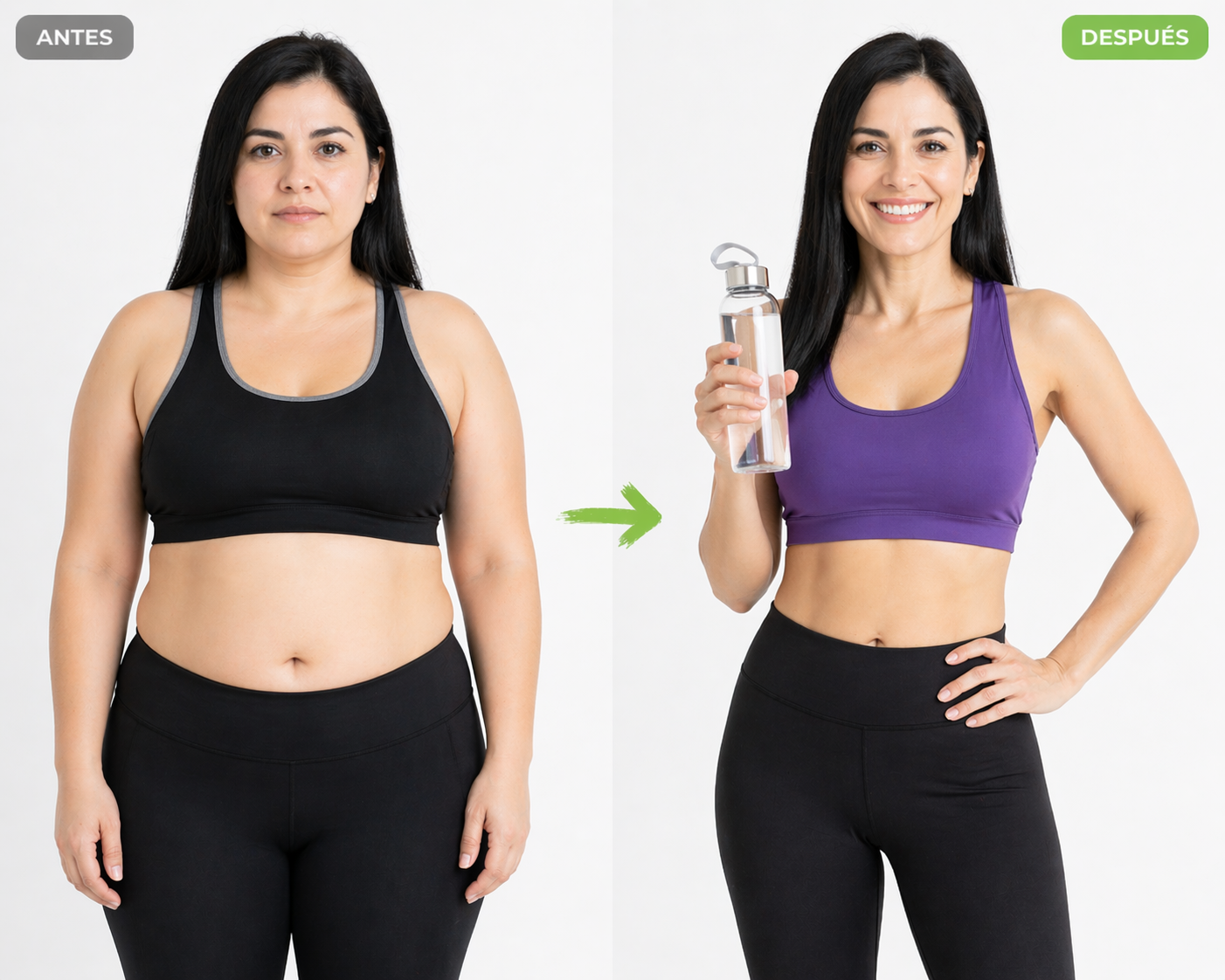 Transformación antes y después — Método Génesis